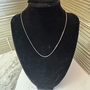 Stainless Steel Silver 15 inch Necklace